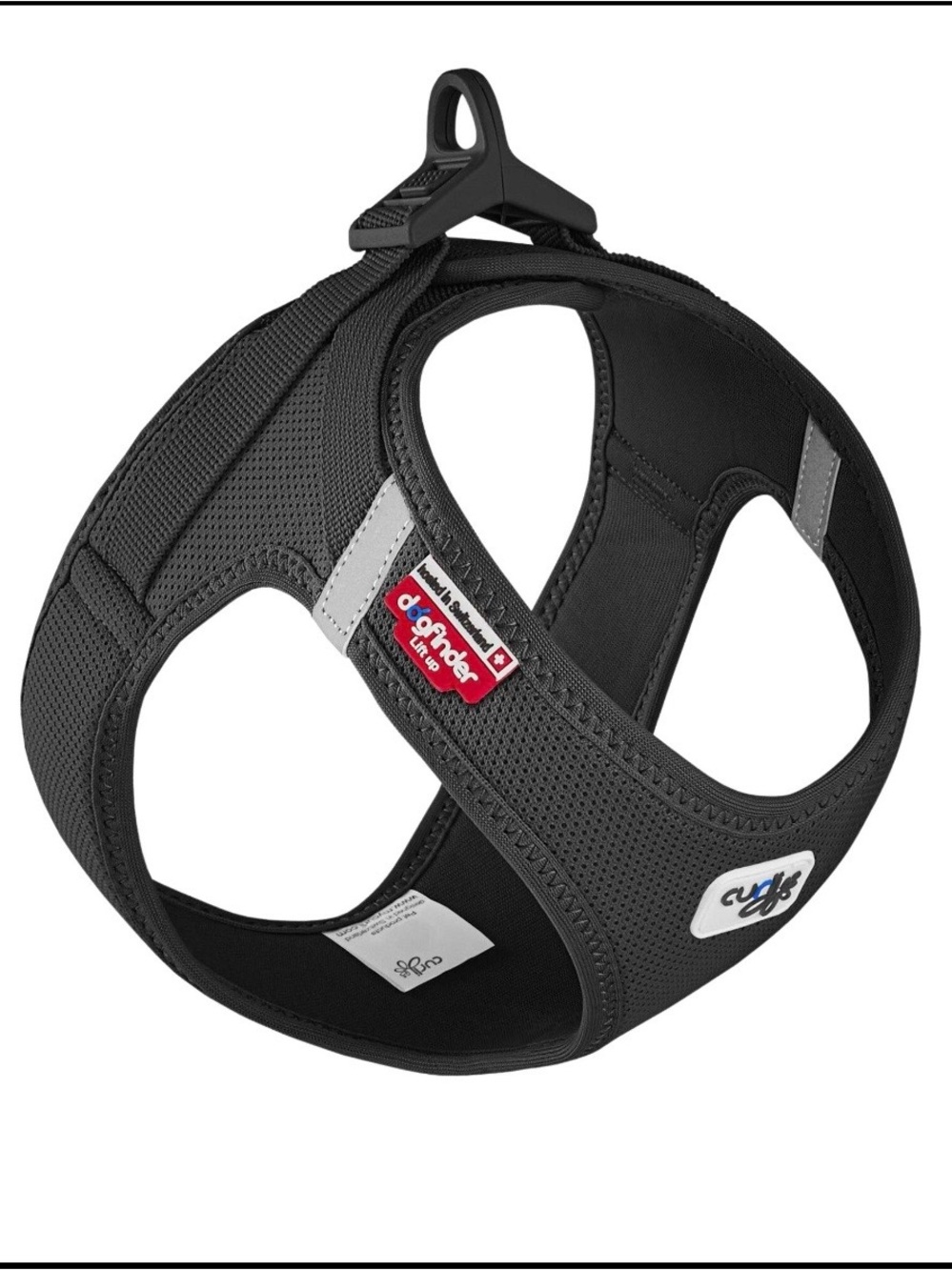 Curli Clasp Air-Mesh Dog Harness Black XS New In Package - Picture 4 of 6
